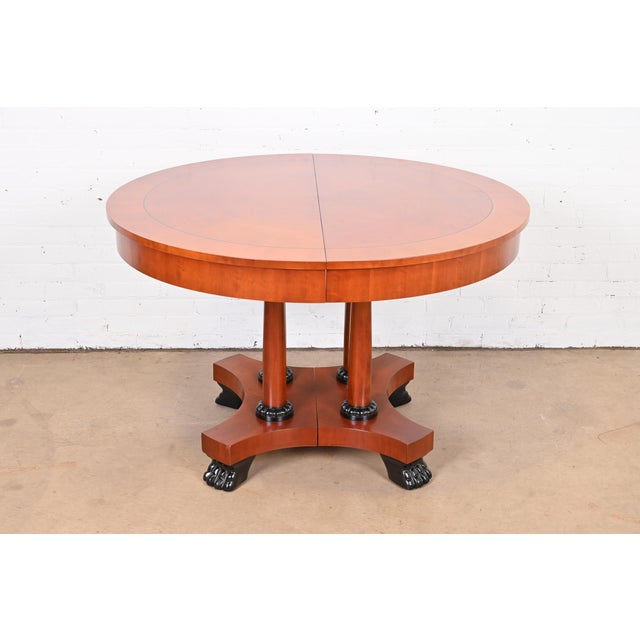 Baker Furniture Palladian Collection Neoclassical Cherry Wood Extension