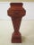 Mahogany Adam Style Carved Plant Stand Pedestals, a pair. This is an adam style, with removable tops.