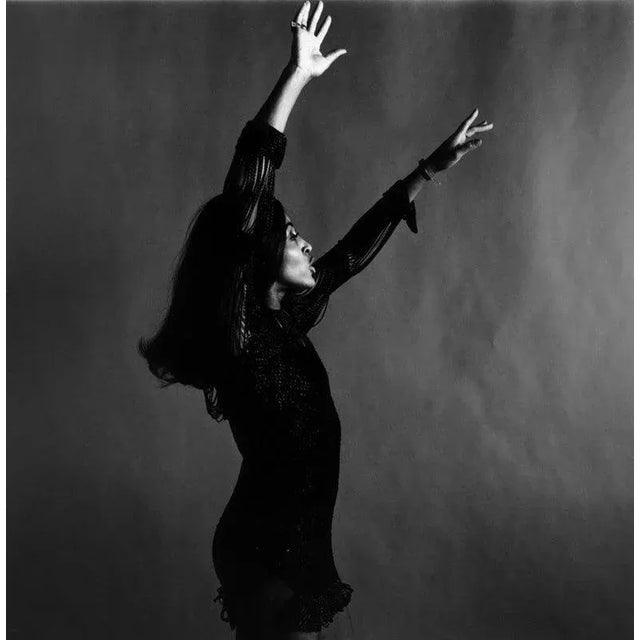 Tina Turner Wave Your Arms' Contemporary Archival Black and White Photograph Print From the Original Negative by Jack Robinson - 20x20 For Sale - Image 4 of 4
