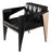 "Arcadia" Chair With Stainless Steel and Bronze, Handcrafted For Sale