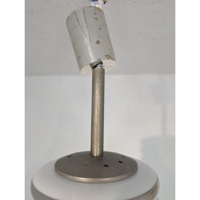 Glass Opal Glass Pendant Lamp by Peill & Putzler, 1960s For Sale - Image 7 of 17