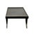 Vintage Black Slayed Legs Rectangular Low Coffee Table For Sale - Image 4 of 13