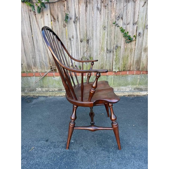 Set of 4 Early American Style Comback Windsor Chairs For Sale In Washington DC - Image 6 of 16