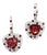 Natural Tourmaline Ruby Diamond Dangle Earrings 14k WG 10.53 TCW Certified For Sale