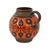 West German Orange Pottery Wekara Vase, 1960s For Sale - Image 4 of 10