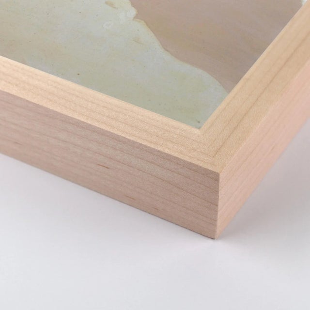 DESCRIPTION: Go On by Lucia Jones in Maple Frame, Small Art Print SPECIFICATIONS: Type: Giclée Art Print on Matte Paper....