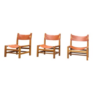 Vintage Chairs from Maison Regain, 1970s, Set of 3 For Sale