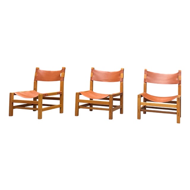 Vintage Chairs from Maison Regain, 1970s, Set of 3 For Sale