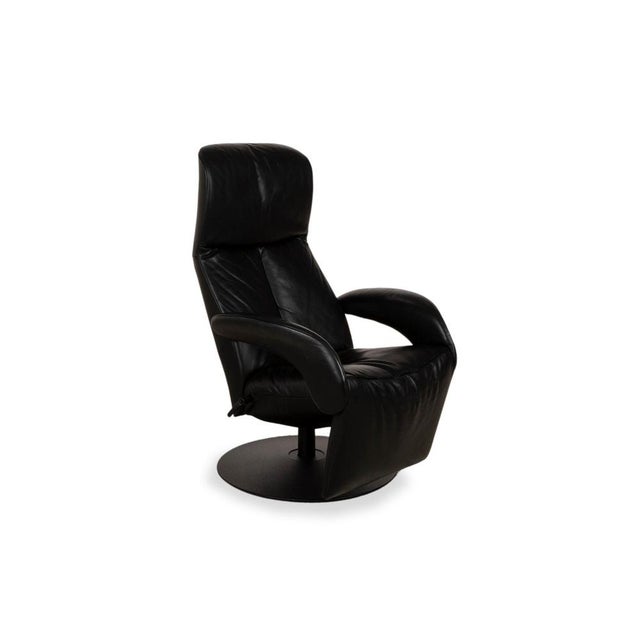 Modern Symphony JR-7960 Armchair in Black Leather from Jori For Sale - Image 3 of 13