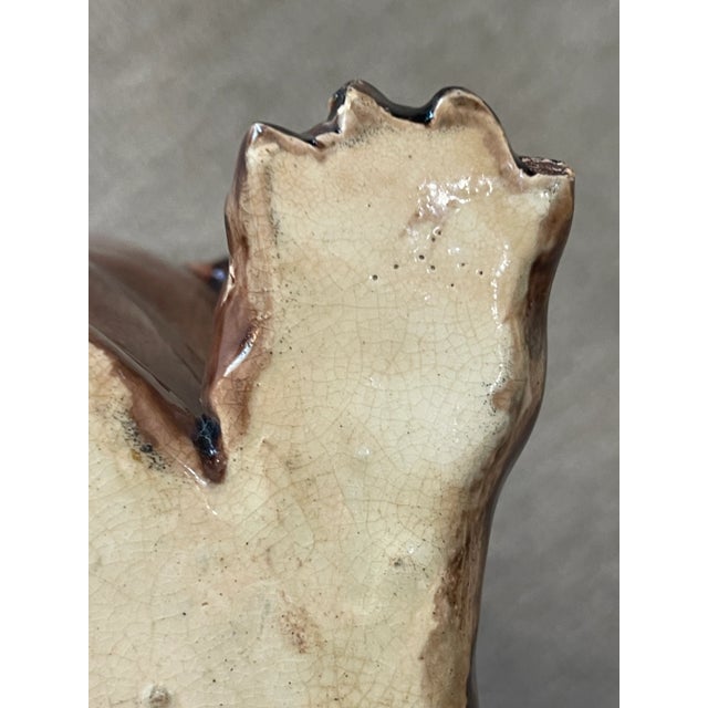 Majolica Pug Dog Pitcher, C1880-1900 For Sale - Image 10 of 11