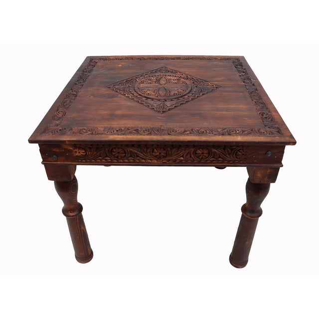 Vintage Wooden Dining Table, 1970s For Sale - Image 6 of 17