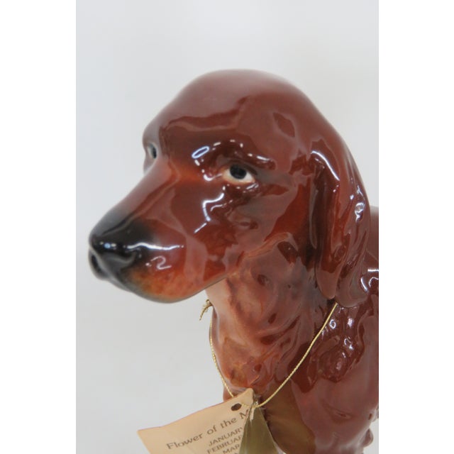 Vintage Goebel Ch622 Irish Setter Hand Painted Porcelain Dog Figurine 4699b For Sale In Miami - Image 6 of 18
