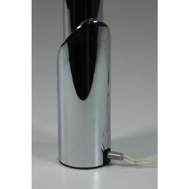 Space Age Italian Chrome Table Lamp, 1960s For Sale - Image 9 of 10