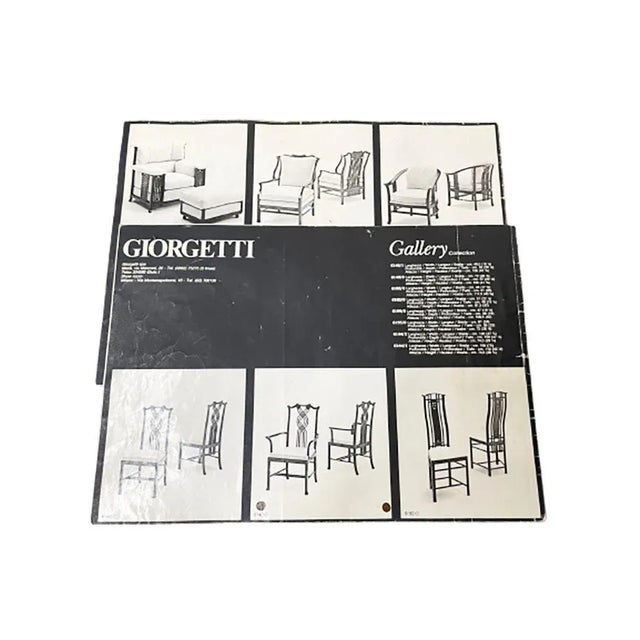 Set of Gallery Collection Chairs by Giorgetti For Sale - Image 9 of 10