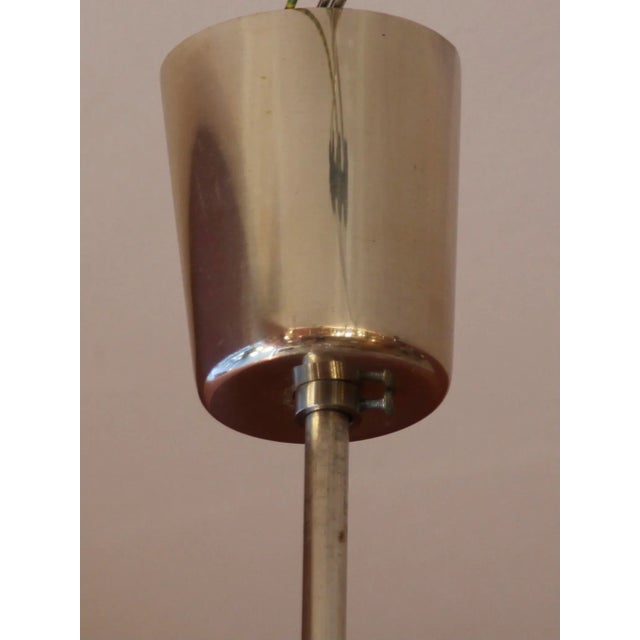 1950s Large Silvered Snowball Pendant Lamp by Emil Stejnar for Rupert Nikoll, 1950s For Sale - Image 5 of 17