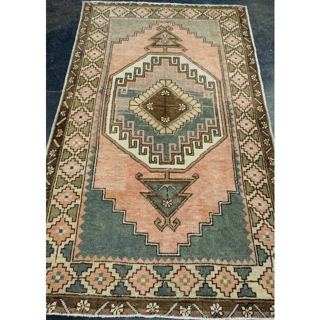 Turkish Vintage Rug 3'2" x 5'8" #16124 Explore a curated collection of hallway runners, wool rugs, and handmade...