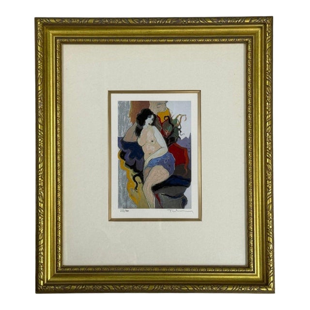 Itzchak Tarkay, Figural Nude Color Serigraph, Signed and Numbered, 2000s For Sale