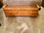 2000 - 2009 Italian Wood Bench With Storage Blanket Chest For Sale - Image 5 of 5
