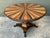 Neoclassical Vintage Starburst Inlay Dining Table For Sale - Image 3 of 12