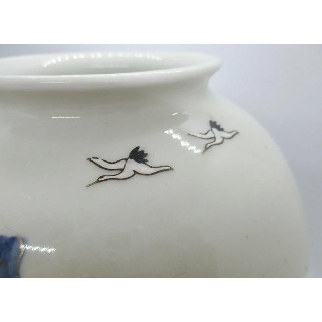 Ceramic Early 20th Century Chinese Porcelain White and Green Glazed Meiping Vase For Sale - Image 7 of 12