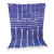 Cobalt Blue Geometric Wool Moroccan Beni Ourain Rug For Sale