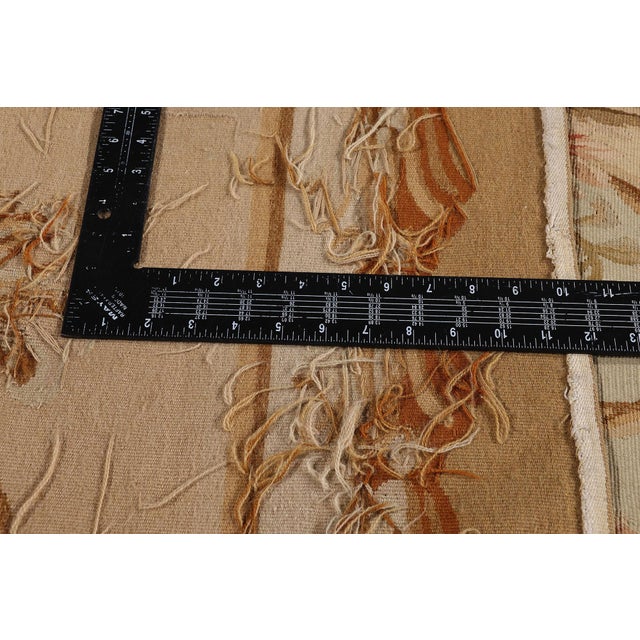 Textile Vintage Chinese Aubusson Rug, 11'11 X 15'04 For Sale - Image 7 of 10