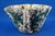 Wonderful handkerchief-shaped vitrified ceramic vase, entirely hand-shaped on a lathe, glazed, and decorated by hand with...