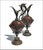Metal 19thC Antique Ornate Brass Commemorative European Decorative Ewers-Set of Two For Sale - Image 7 of 10