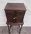 1920s Antique C. 1920 Tudor Revival Walnut Silver / Jewelry / Collector Cabinet For Sale - Image 5 of 12