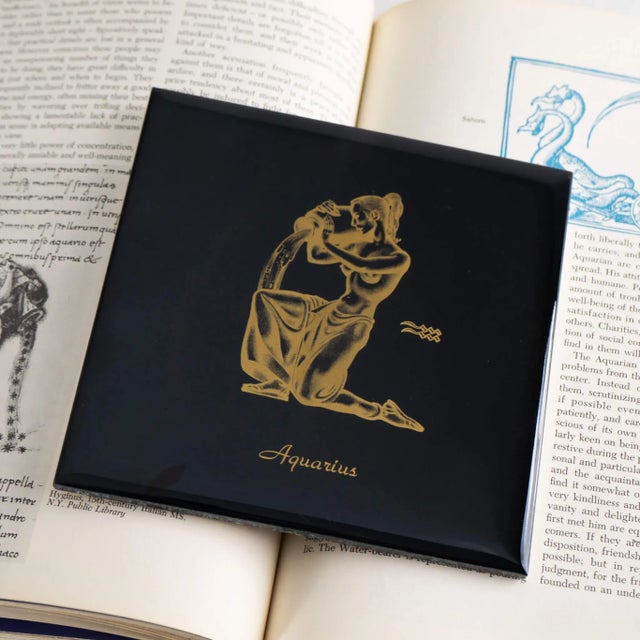 Vintage Aquarius Ceramic Wall Tile For Sale In New York - Image 6 of 10