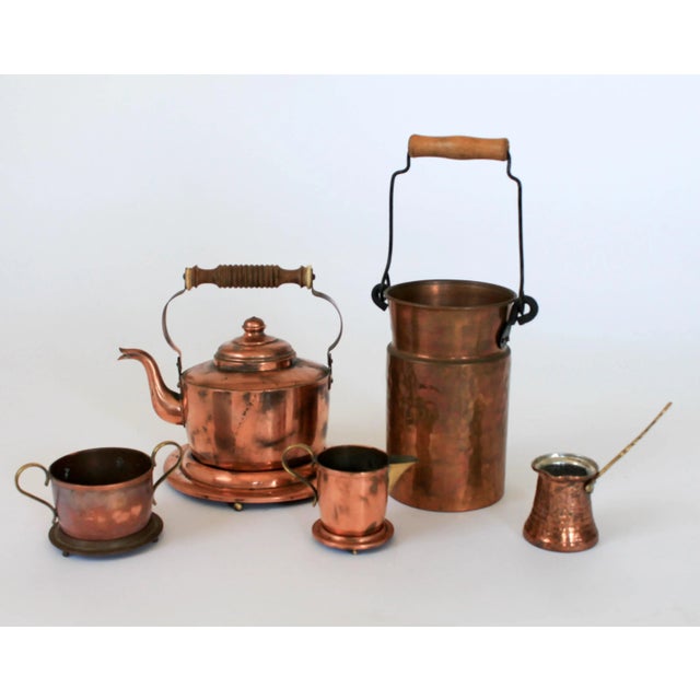 Mid 20th Century Various Vintage Copper Kitchen Set For Sale - Image 5 of 11