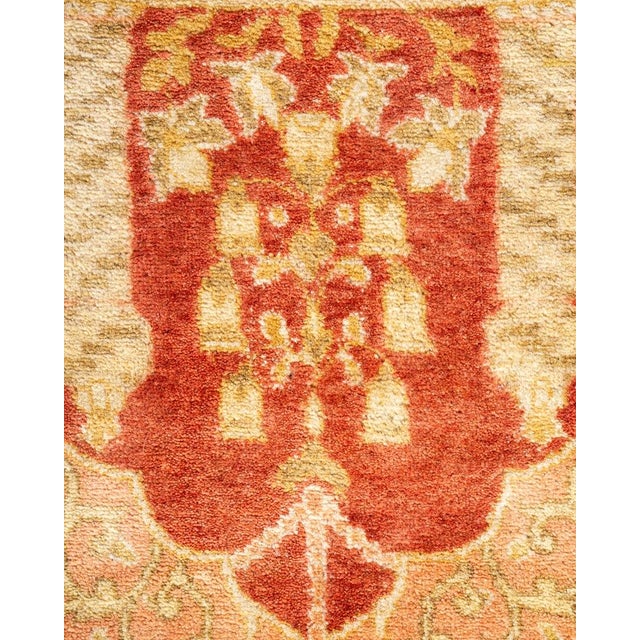 Traditional Mogul, One-of-a-Kind Hand-Knotted Area Rug in Orange, 6' 1" x 9' 3" For Sale - Image 3 of 8