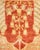 Traditional Mogul, One-of-a-Kind Hand-Knotted Area Rug in Orange, 6' 1" x 9' 3" For Sale - Image 3 of 8