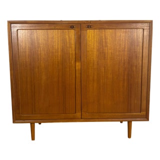 Tall Danish Teak Sideboard by H.W. Klein for Bramin For Sale