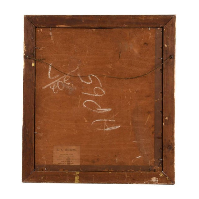 Wood Framed Signed Painting on Velvet of a Bali Woman For Sale - Image 7 of 14