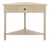 Gomez 1 Drawer 1 Shelf Corner Table in Sand For Sale