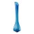 MCM Striped Blue Swung Glass Vase For Sale