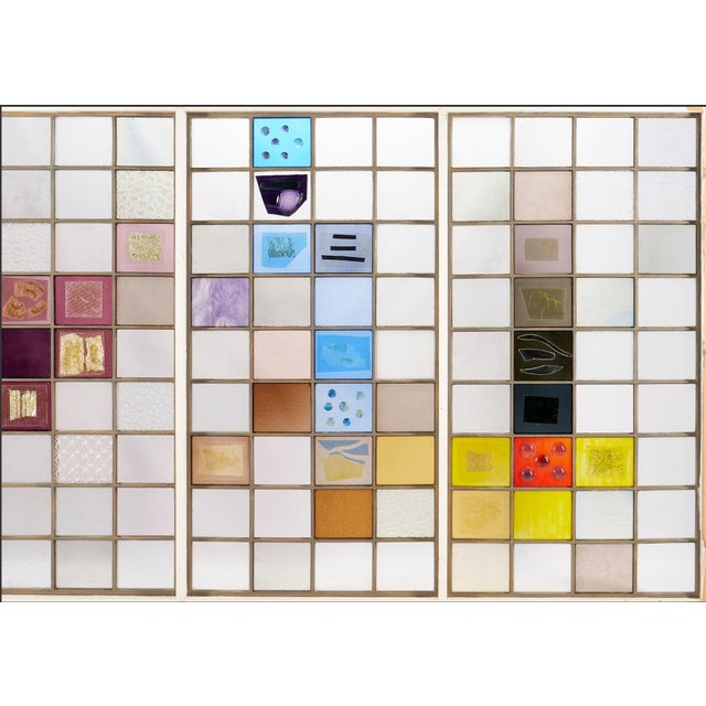 American Dorothy Sturm Large Glass Assemblage, C. 1960 For Sale - Image 3 of 7