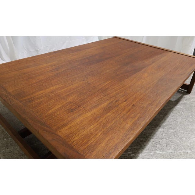 Jens Risom Mid 20th Century Jens Risom Large Coffee Table For Sale - Image 4 of 9