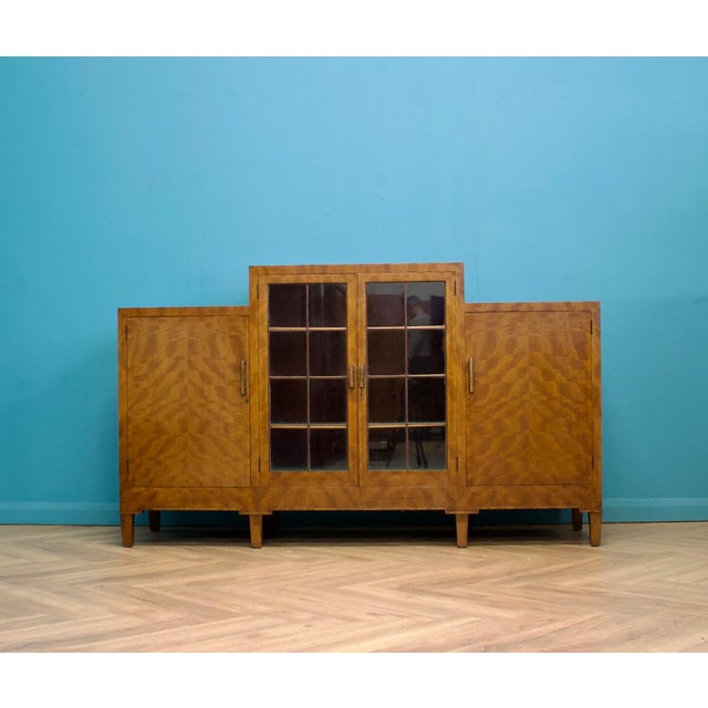 Art Deco Glazed Door Sideboard, 1930s For Sale - Image 3 of 13