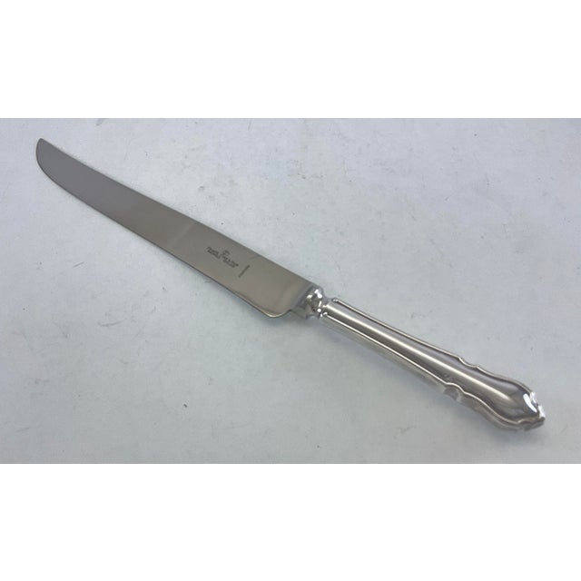 Traditional 1980s Silver Meat Carver Knife, Du Barry For Sale - Image 3 of 7