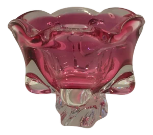 Josef Hospodka for Chribska Glassworks Art Glass Bowl