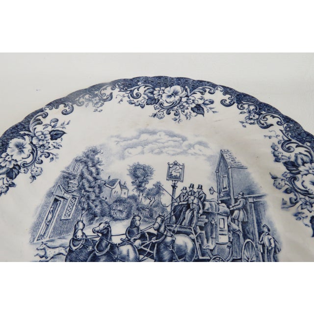 Late 20th Century Johnson Brothers Coaching Scenes Cup Saucer 3pc Made in England Ironstone 4804b For Sale In Miami - Image 6 of 18