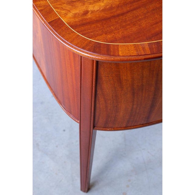 Swedish Modern Organic Desk in Mahogany, 1940s For Sale - Image 11 of 15