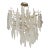 Modern Organic Crystal Branch Chandelier For Sale