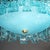 Modernist Hand-Blown Aquamarine Murano Glass Chandelier With Frosted Diffuser For Sale - Image 11 of 18