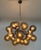 Not Yet Made - Made To Order 21st Century Ovale Polished Nickel Smoky Bubbles Murano Sputnik Chandelier by Fabio LTD For Sale - Image 5 of 6
