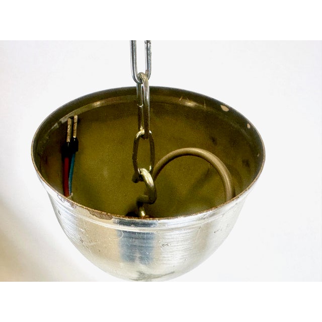 Art Deco Crystal Glass Pendant Lamp from Esc Zukov, 1940s For Sale - Image 14 of 16