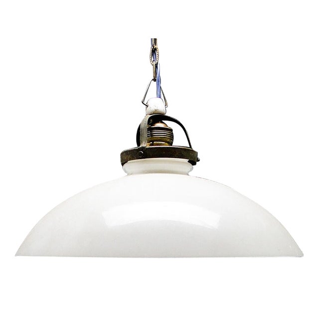 Art Deco Pendant Lamp, Poland, 1950s For Sale