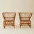 Viggo Boesen Viggo Boesen Danish Rattan “Fox Chairs”, a Pair, Mid Century, 1960's For Sale - Image 4 of 12